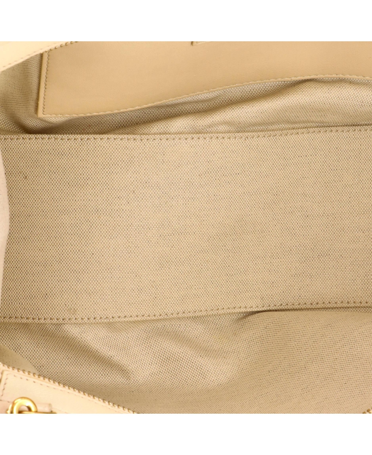 Pre-Owned Saint Laurent Baby Monogram Cabas Downtown Straw