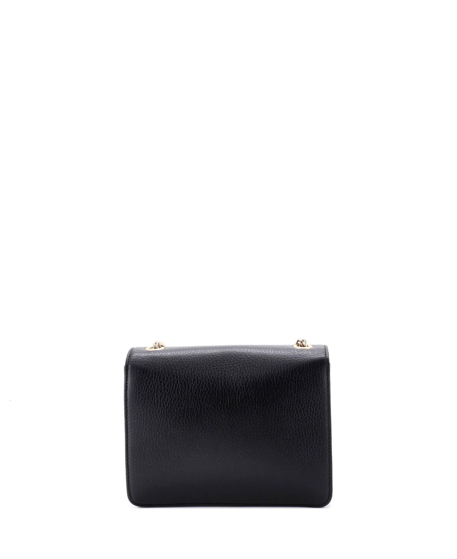 Small Interlocking Shoulder Bag Leather
