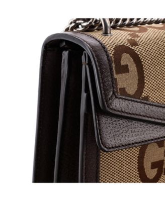 Pre-Owned Gucci Small Dionysus Bag Jumbo GG Canvas - Macy's