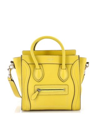 Nano Luggage Bag Grainy Leather