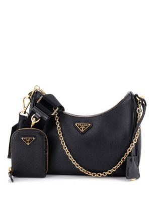 Small Re-Edition 2005 Shoulder Bag Saffiano Leather