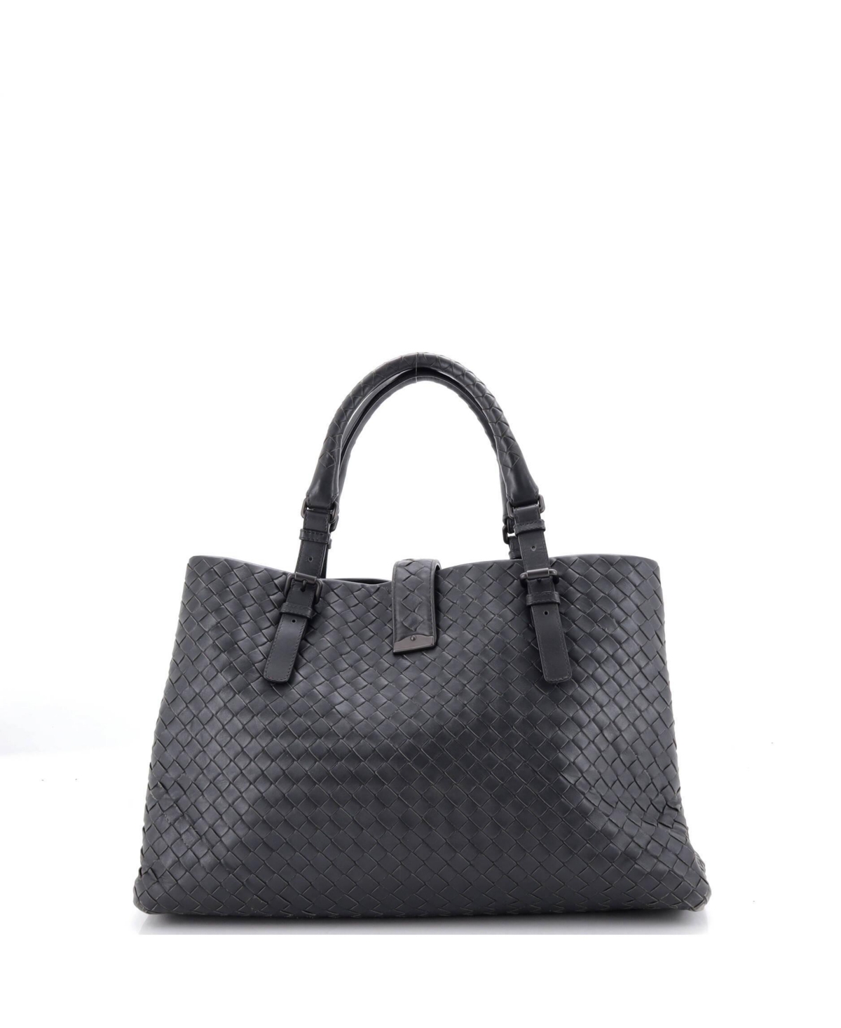 Pre-Owned Bottega Veneta Medium Roma Bag Intrecciato Nappa
