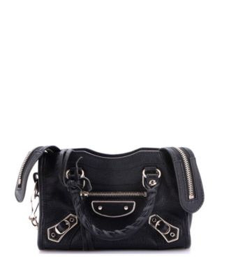 Nano City Classic Metallic Edge Bag Leather