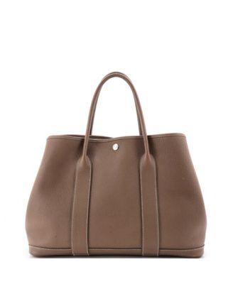 Pre-Owned Hermes 36 Garden Party Tote Leather