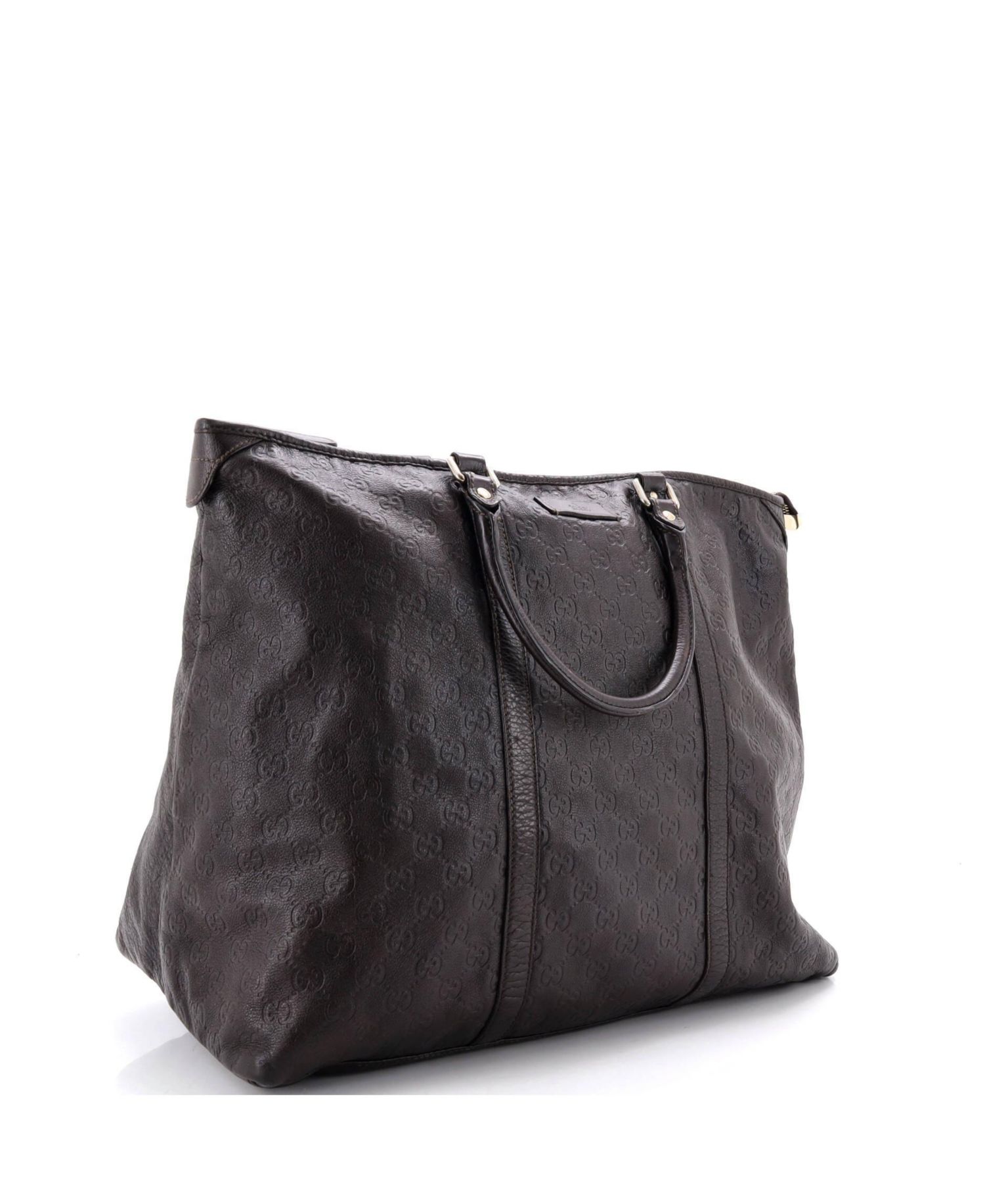 Medium Joy Zip Top Tote Guccissima Leather