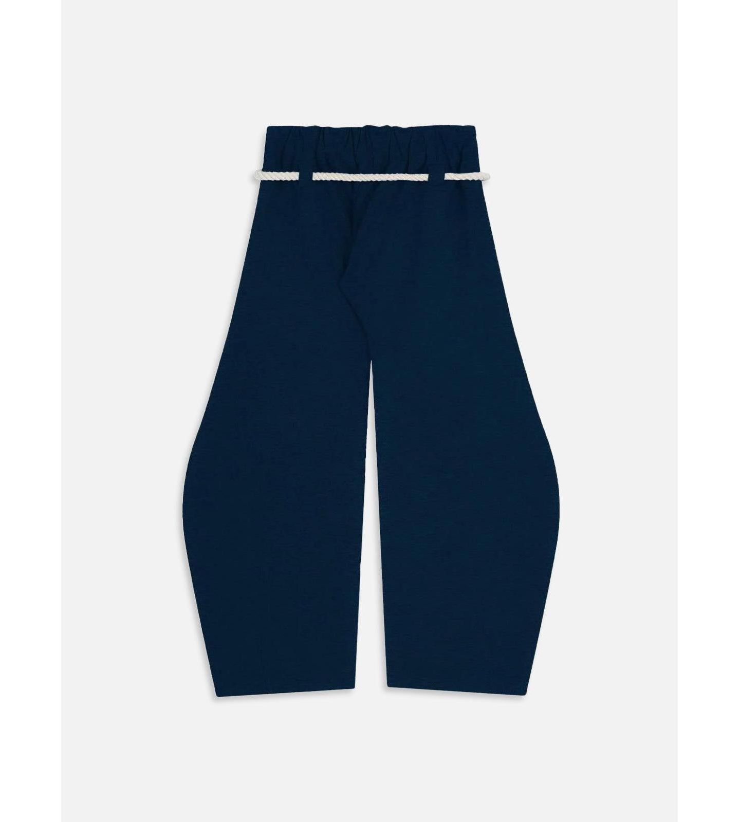 Женские брюки AELFRIC EDEN Barrel Rope-Drawstring Sweatpants, цвет: Тёмно-синий — фото 5