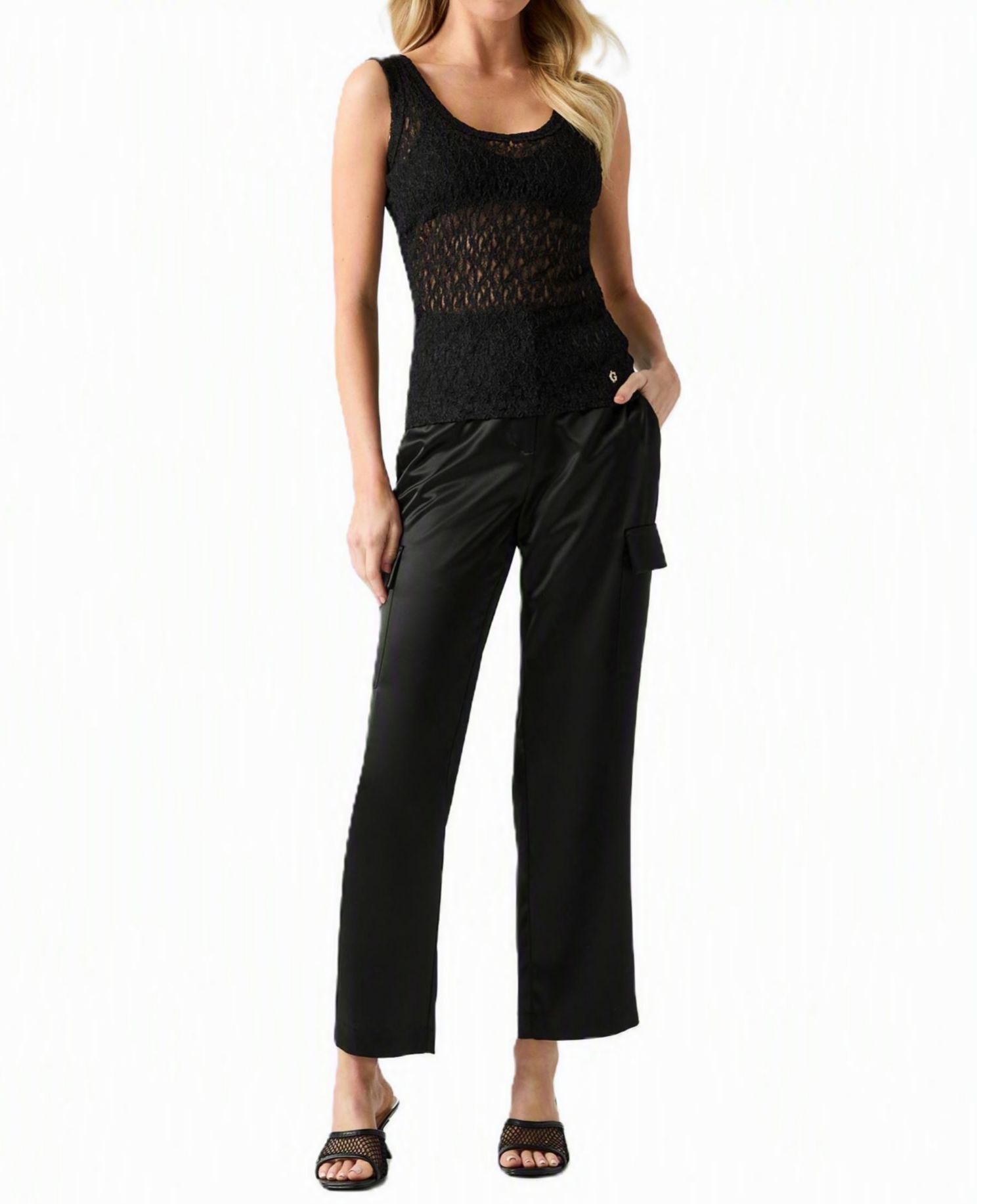Women's Matilde Lace Scoop Neck Tank Top
