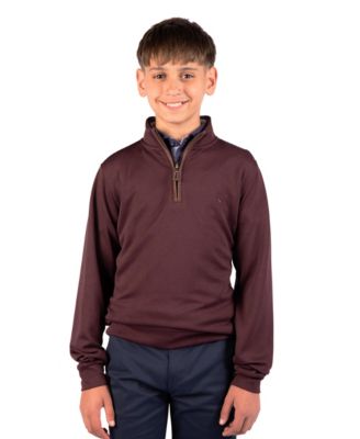 Boys' 8-20 Ottoman Quarter Zip