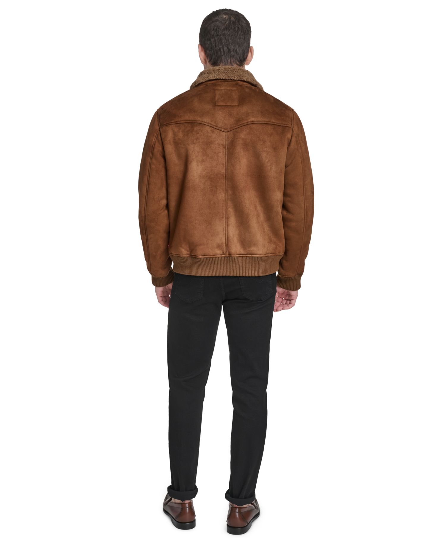 Levis Men's Faux Shearling Bomber Jacket