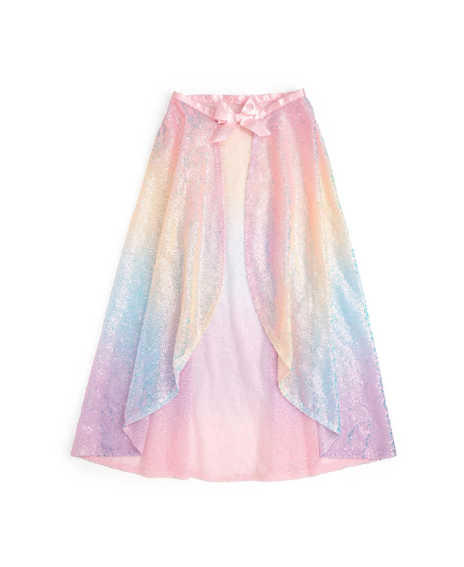 Girls Rainbow Dream Sequin Cape