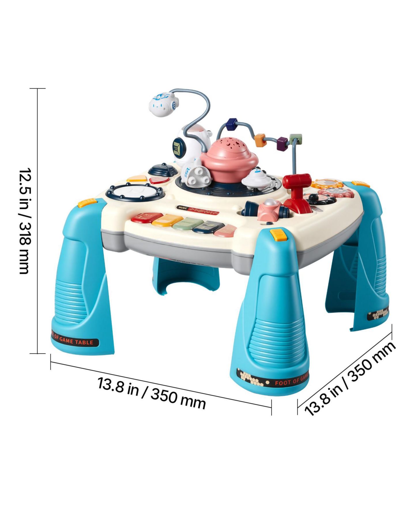 Детская игрушка SEVORLEY Baby Spacecraft Musical Activity Table, Ages 6+, цвет: Синий / Разноцветный — фото 3