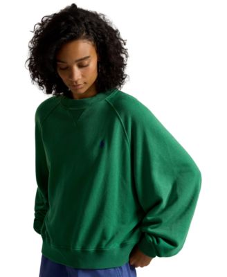 Women's Lightweight Fleece Crew Neck Sweatshirt