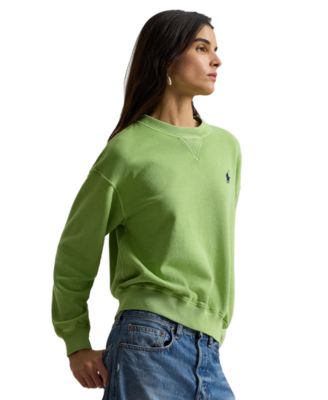 Women's Lightweight Fleece Crew Neck Sweatshirt