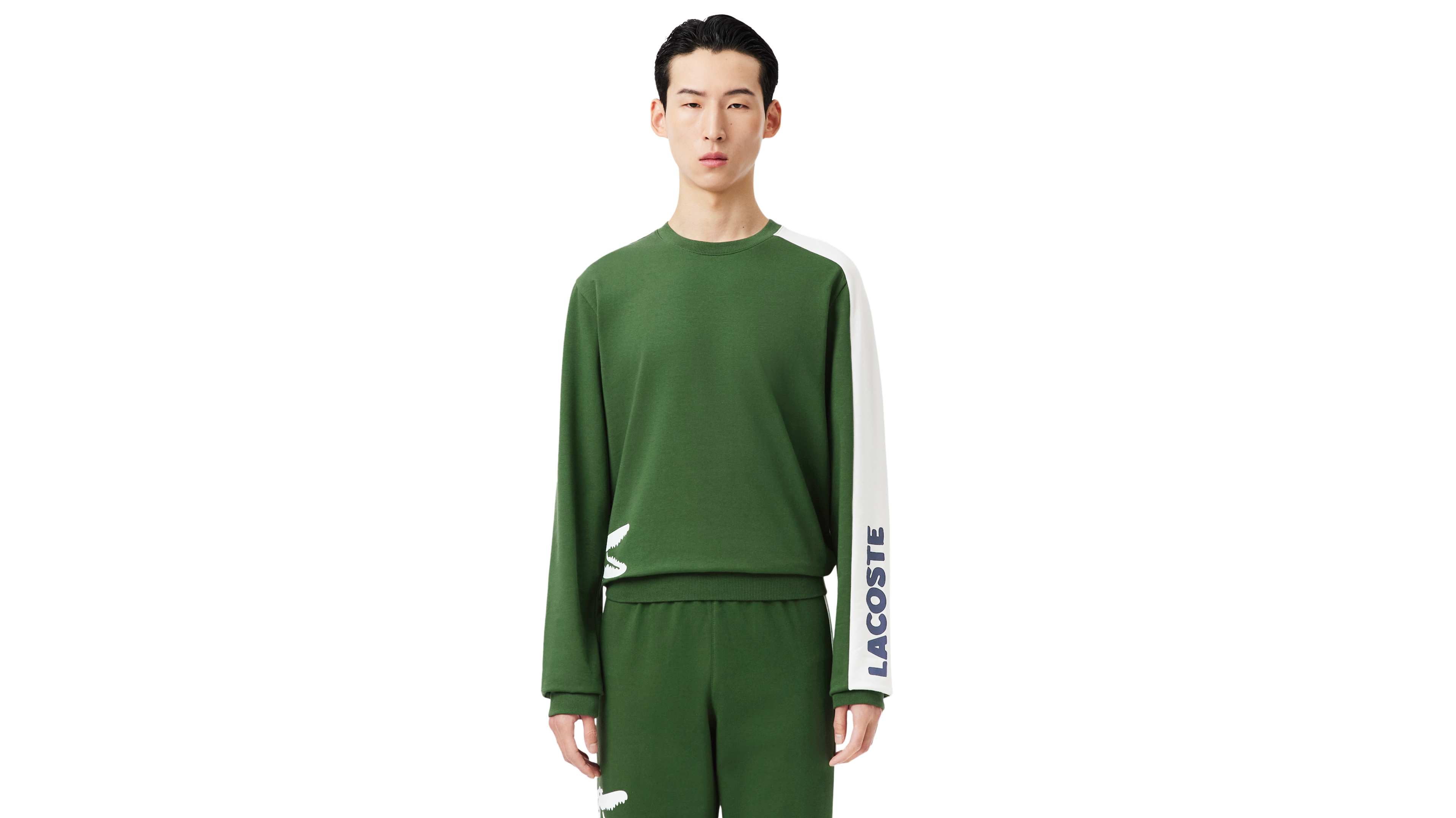 Lacoste Men's Crewneck Graphic Sweatshirt