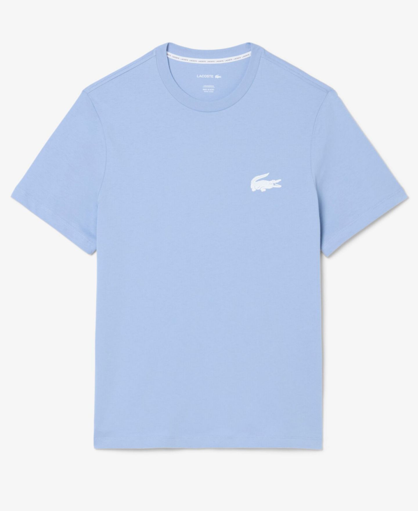 Мужская футболка Lacoste Loungewear Sleep T-Shirt, цвет: Белый — фото 5