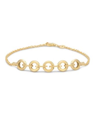 Cable Link Chain Bracelet in 14K Gold