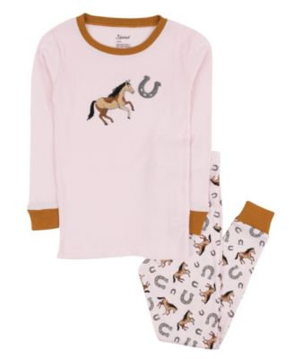 Little/Big Girls (6-14) 2-Piece Sweet and Playful Cotton Long Sleeve Pajama Set