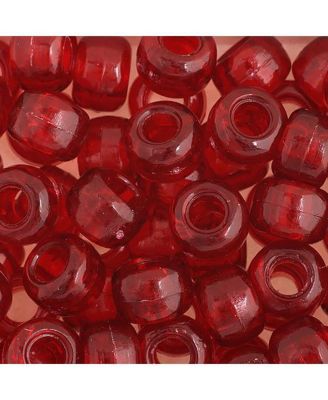 1000ct Transparent Amethyst Mini Plastic Crow Beads for DIY Jewelry Making