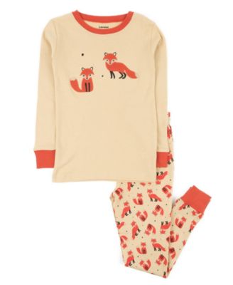 Little/Big Girls (6-14) 2-Piece Sweet and Playful Cotton Long Sleeve Pajama Set