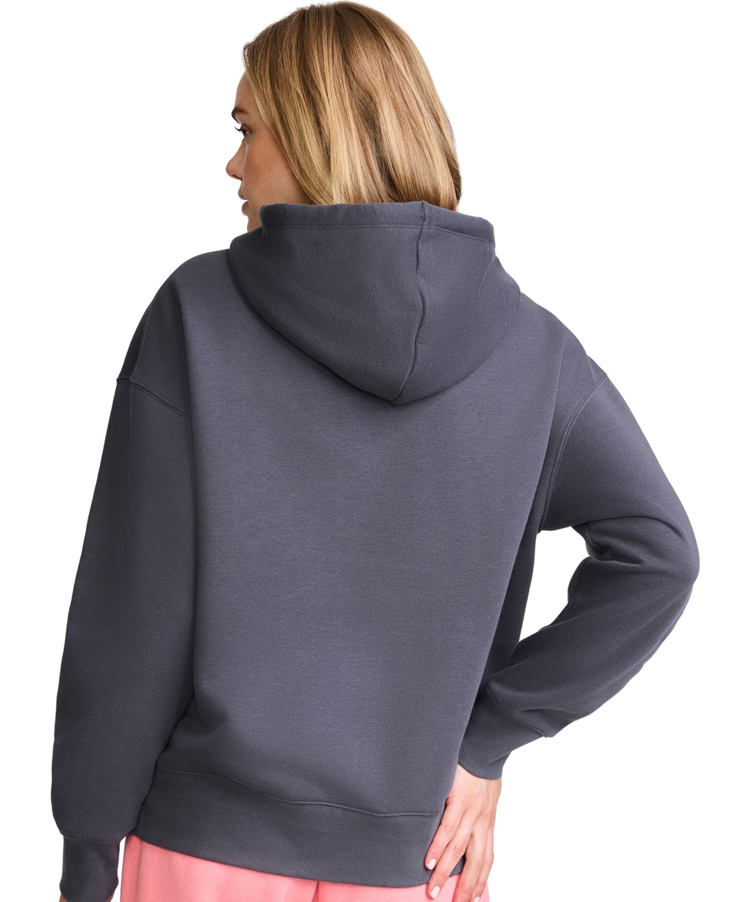Women's Fleece Long-Sleeve Satin Applique Hoodie