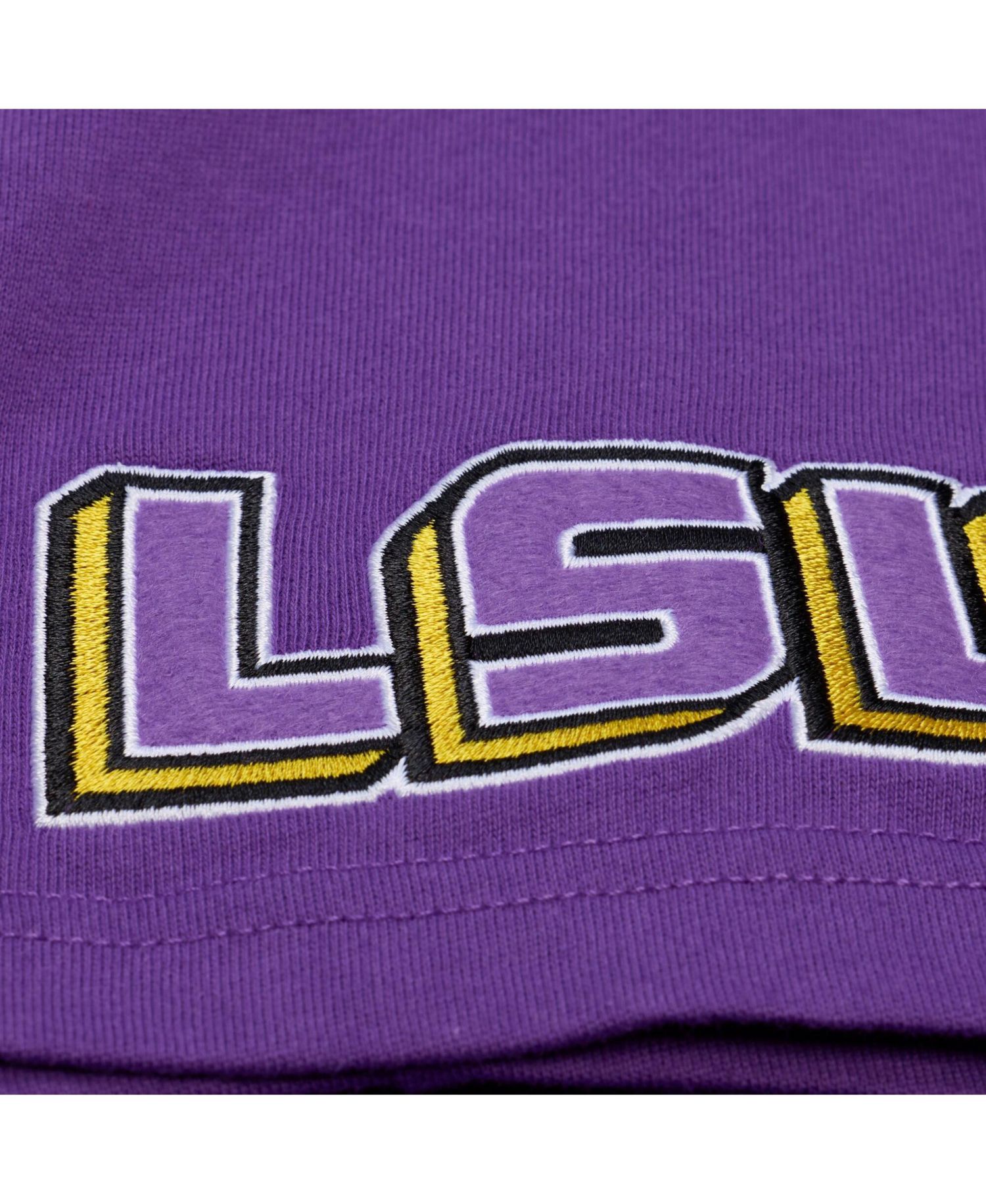 Men's Purple LSU Tigers Double Clutch Premium T-Shirt