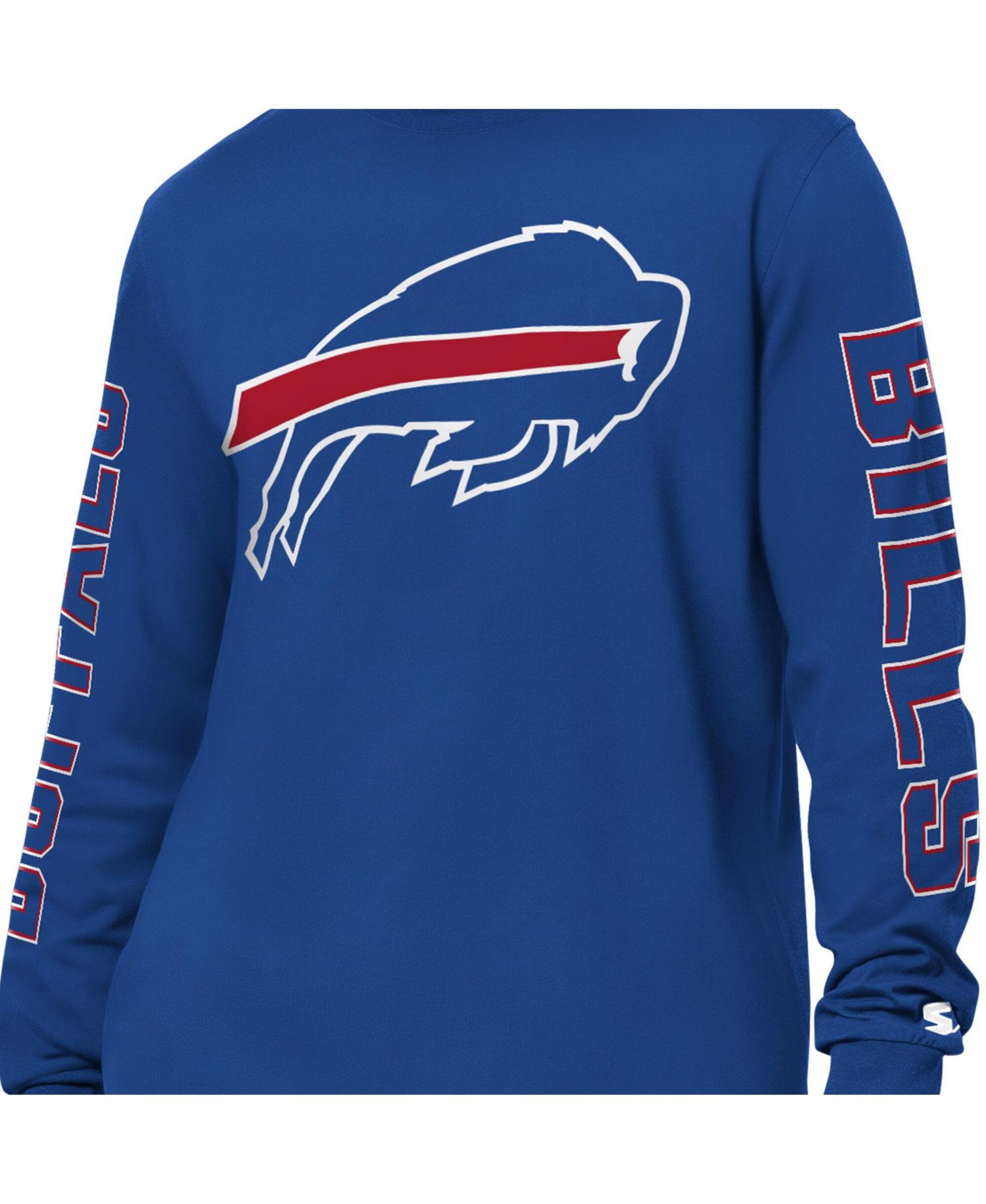 Men's Royal Buffalo Bills Clutch Hit II Long-Sleeve T-Shirt
