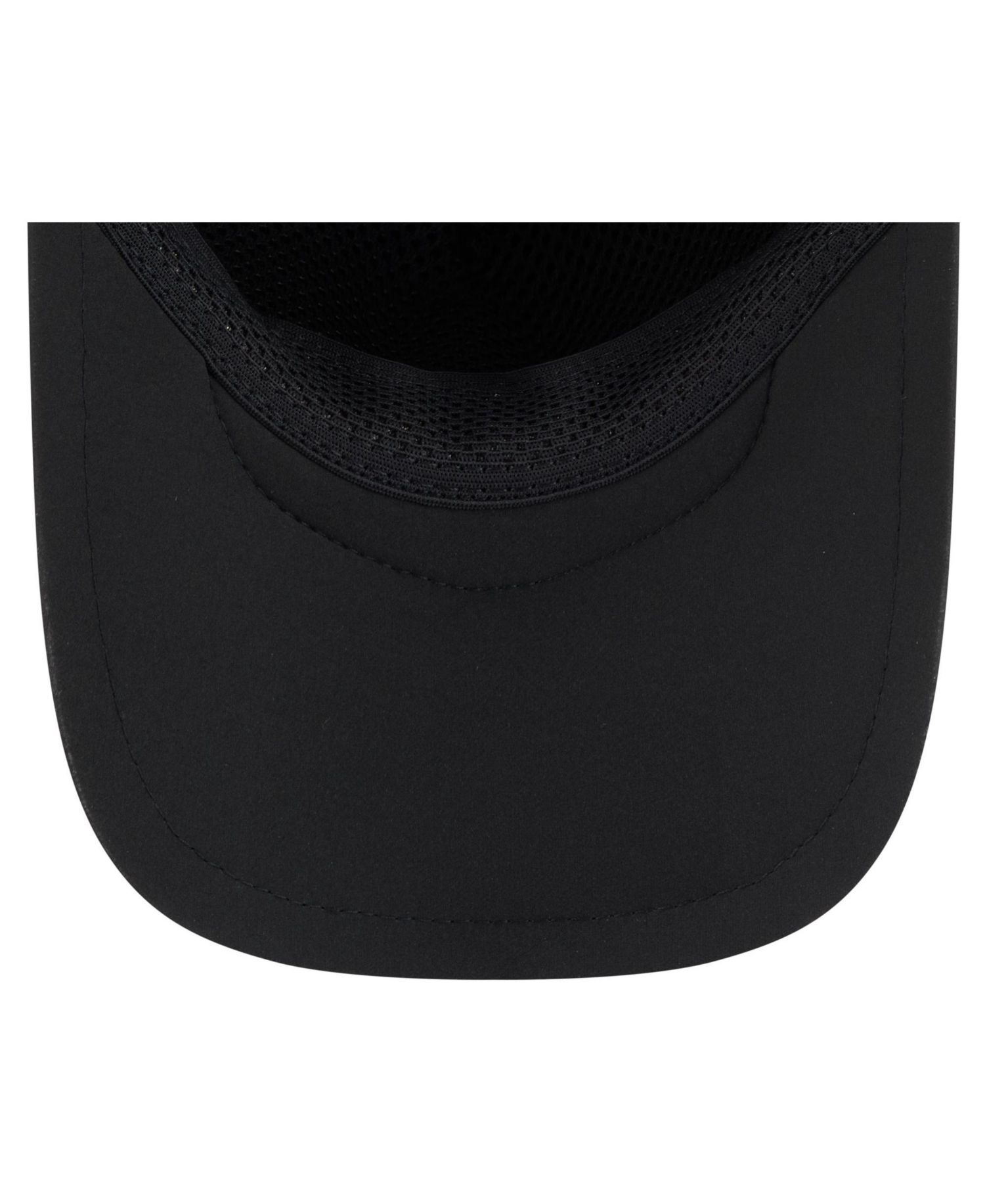 Men's Black Washington Commanders 2026 Sideline Apex 9FORTY Adjustable Trucker Hat