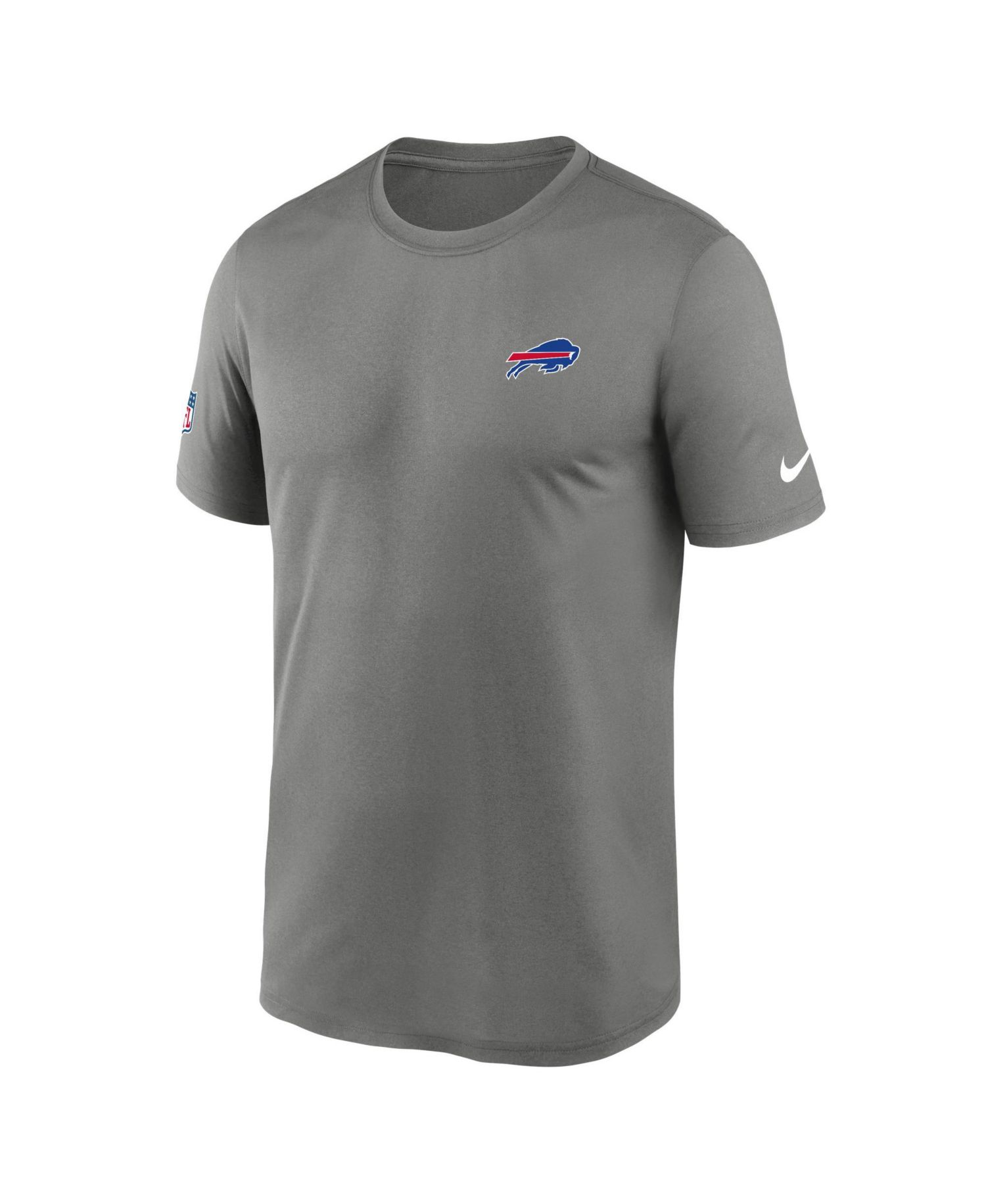 Men's Gray Buffalo Bills Alt Legend Small Logo Dri-FIT T-Shirt