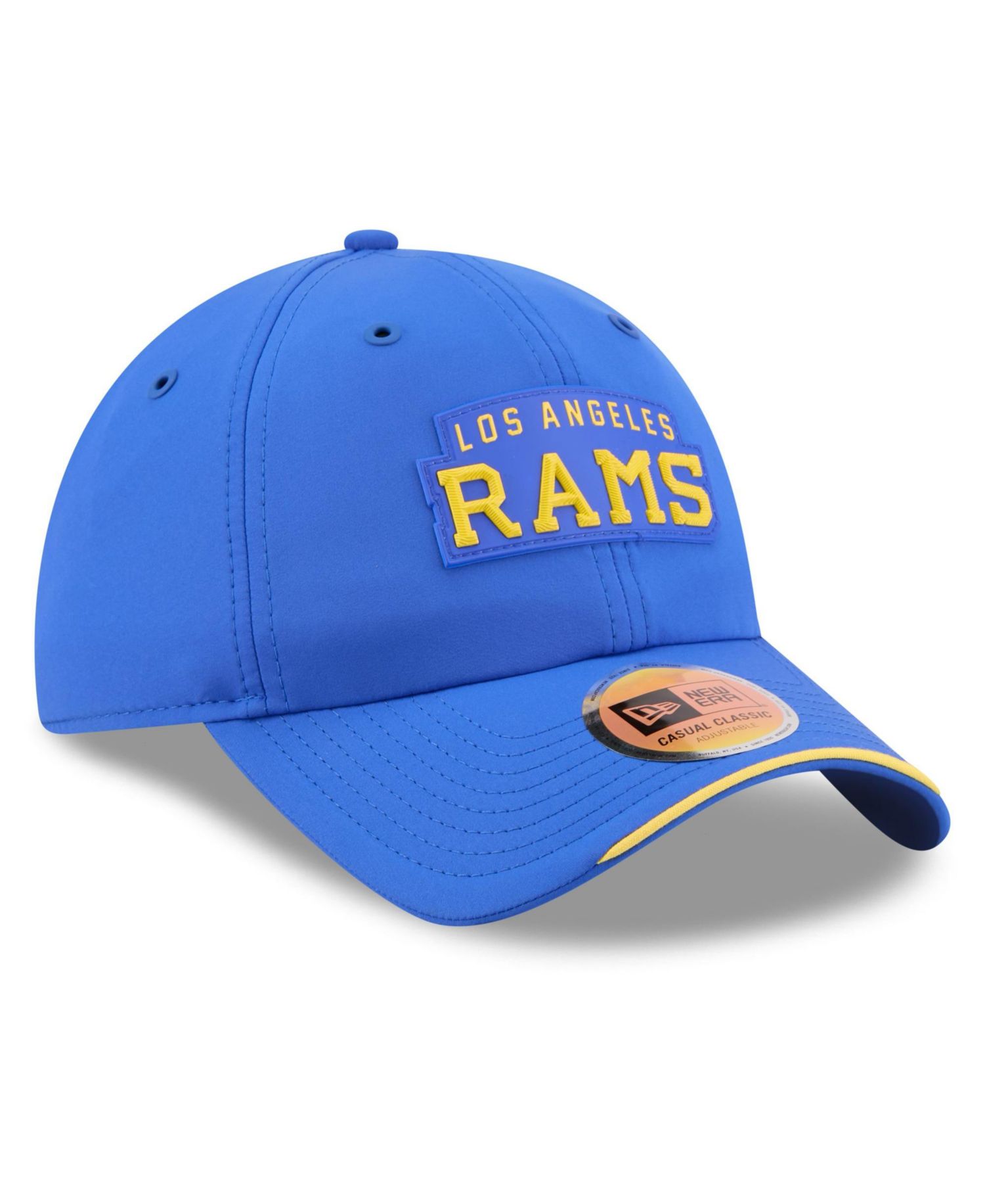 Men's Royal Los Angeles Rams 2026 Sideline Throwback Casual Classic Adjustable Hat