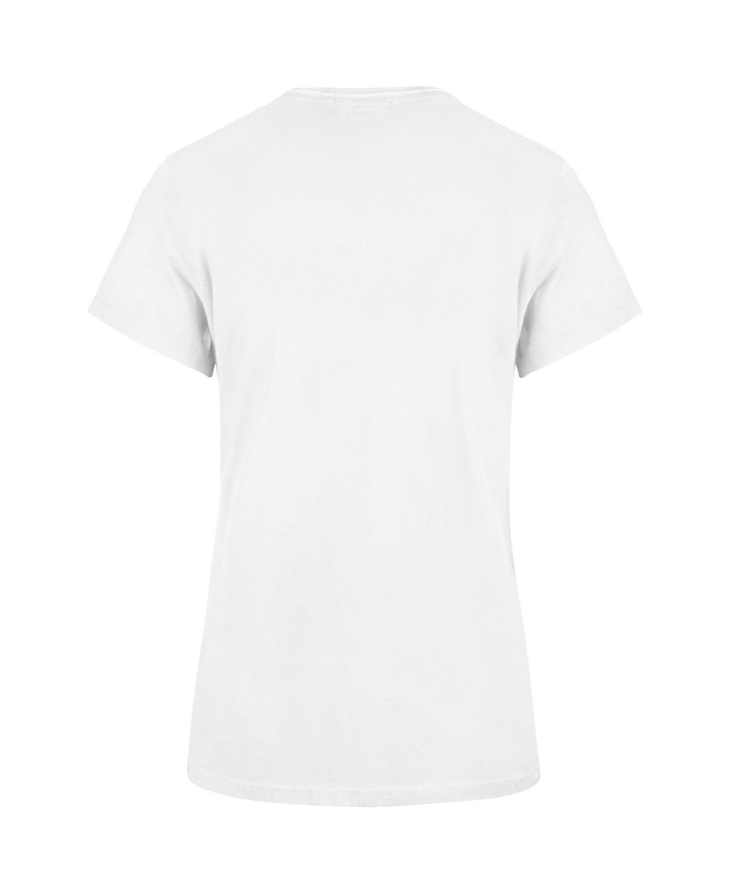Женская футболка '47 Brand White Minnesota Lynx Logo Lockup V-Neck Plus Size — фото 2