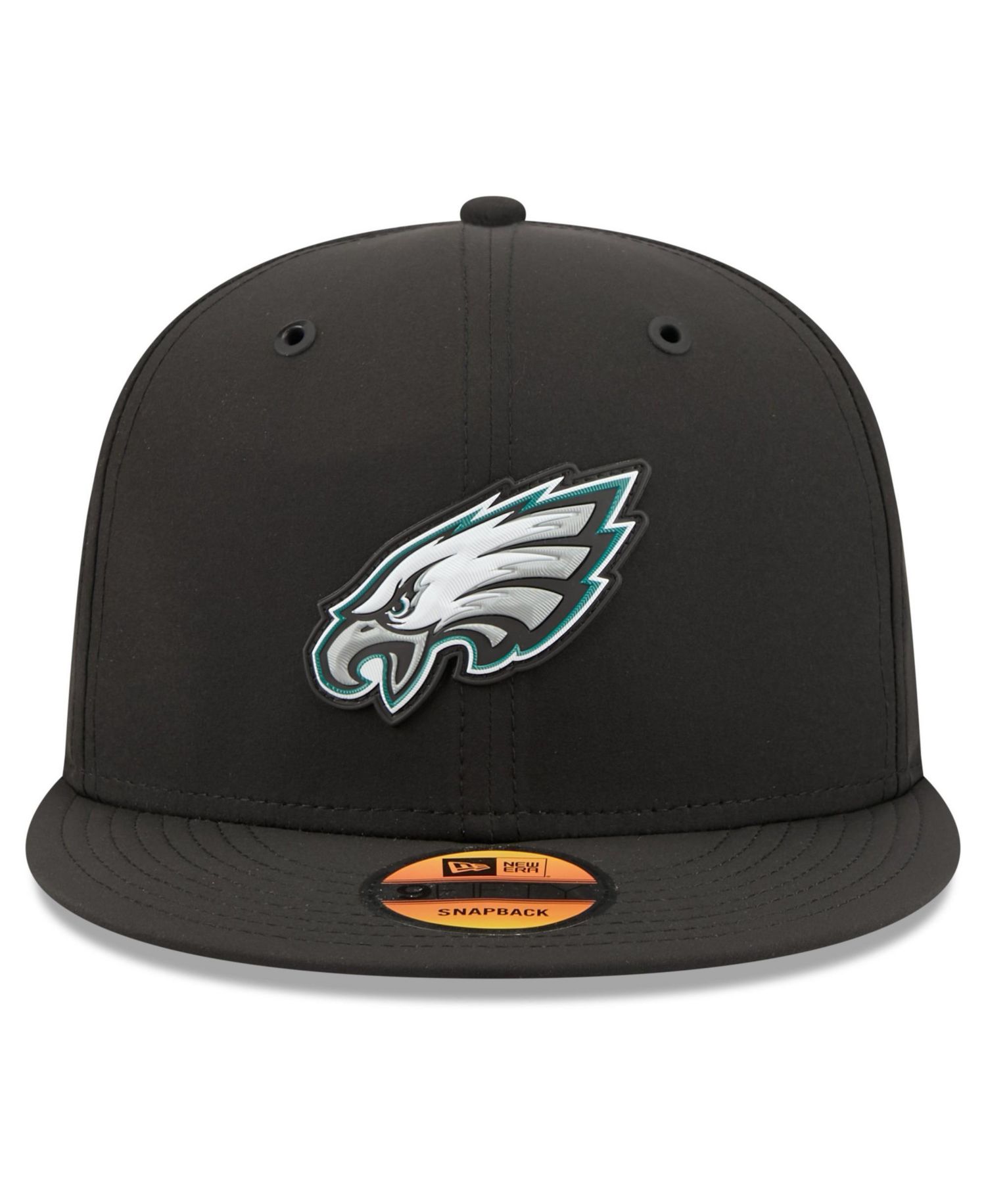 Men's Black Philadelphia Eagles 2026 Sideline 9FIFTY Snapback Hat