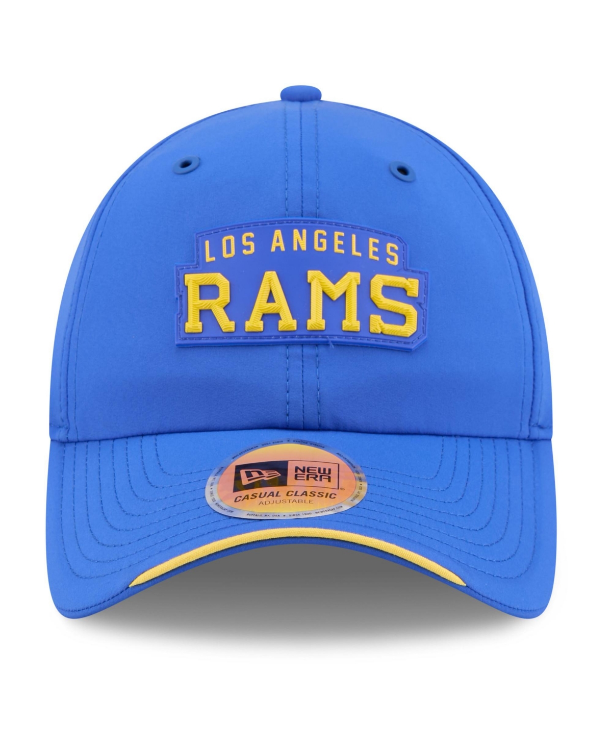 New Era Men's Royal Los Angeles Rams 2026 Sideline Throwback Casual Classic Adjustable Hat