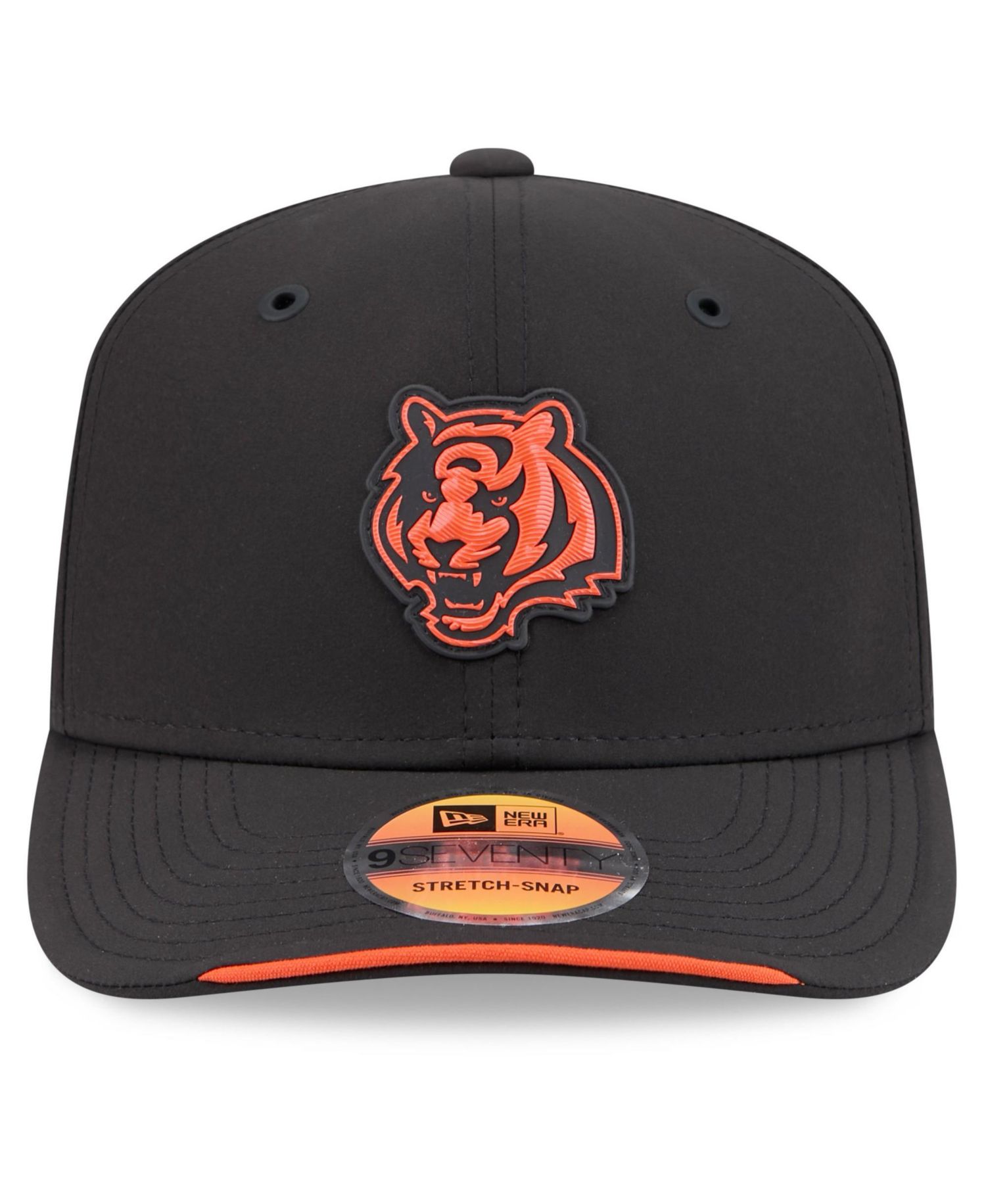 Men's Black Cincinnati Bengals 2026 Sideline 9SEVENTY Adjustable Hat