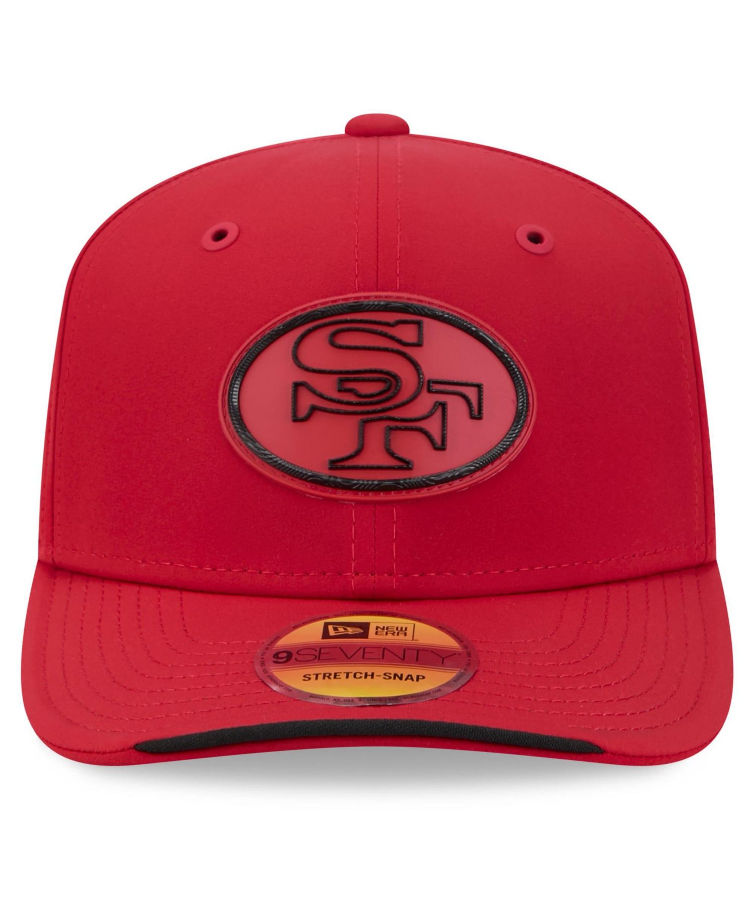 Men's Scarlet San Francisco 49ers 2026 Sideline Throwback 9SEVENTY Adjustable Hat