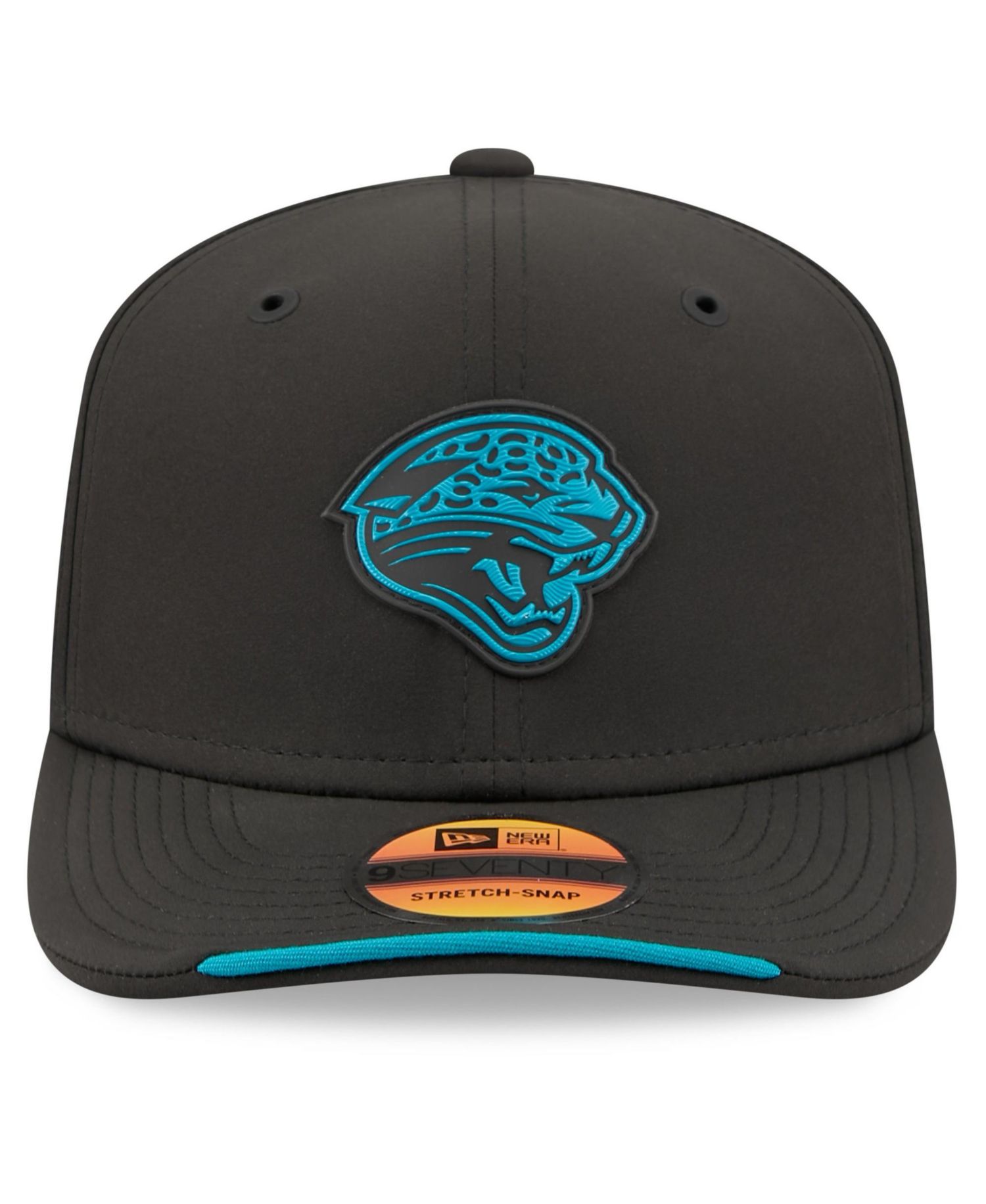 Men's Black Jacksonville Jaguars 2026 Sideline Throwback 9SEVENTY Adjustable Hat