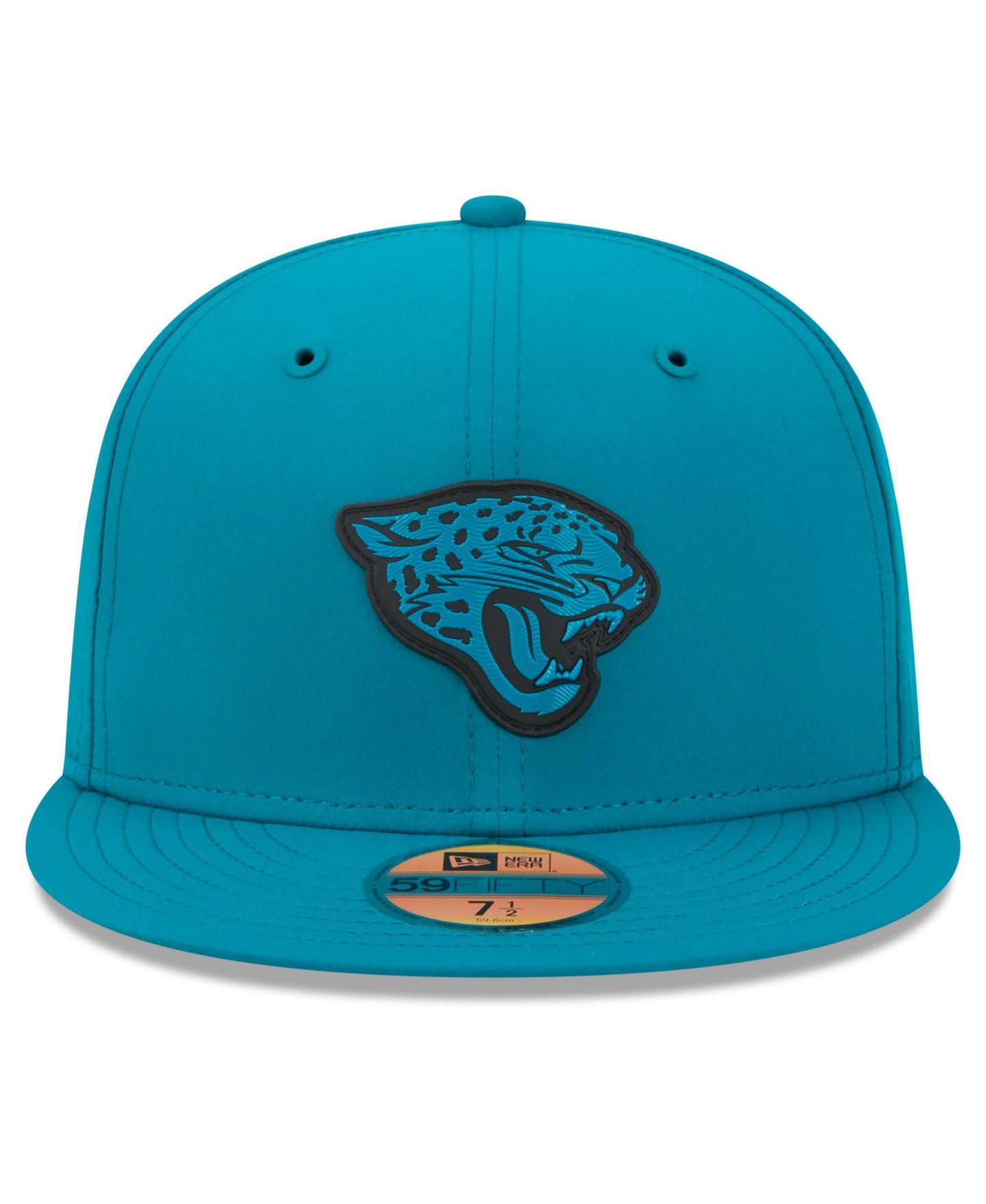 Мужская кепка New Era Teal Jacksonville Jaguars 2026 Sideline 59FIFTY Fitted Hat — фото 5