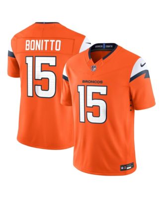 Men's Nik Bonitto Orange Denver Broncos Team Vapor F.U.S.E. Stitched Limited Jersey