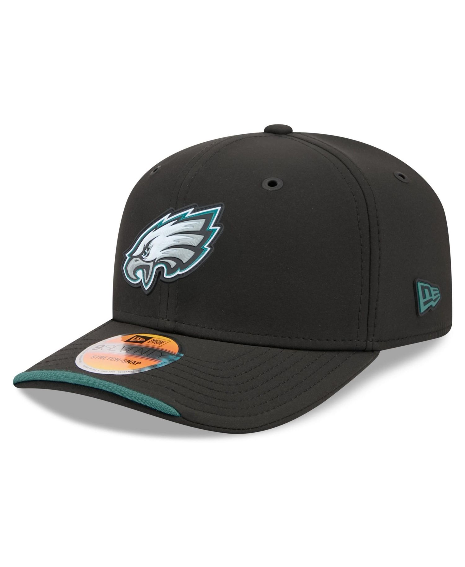Men's Black Philadelphia Eagles 2026 Sideline 9SEVENTY Adjustable Hat