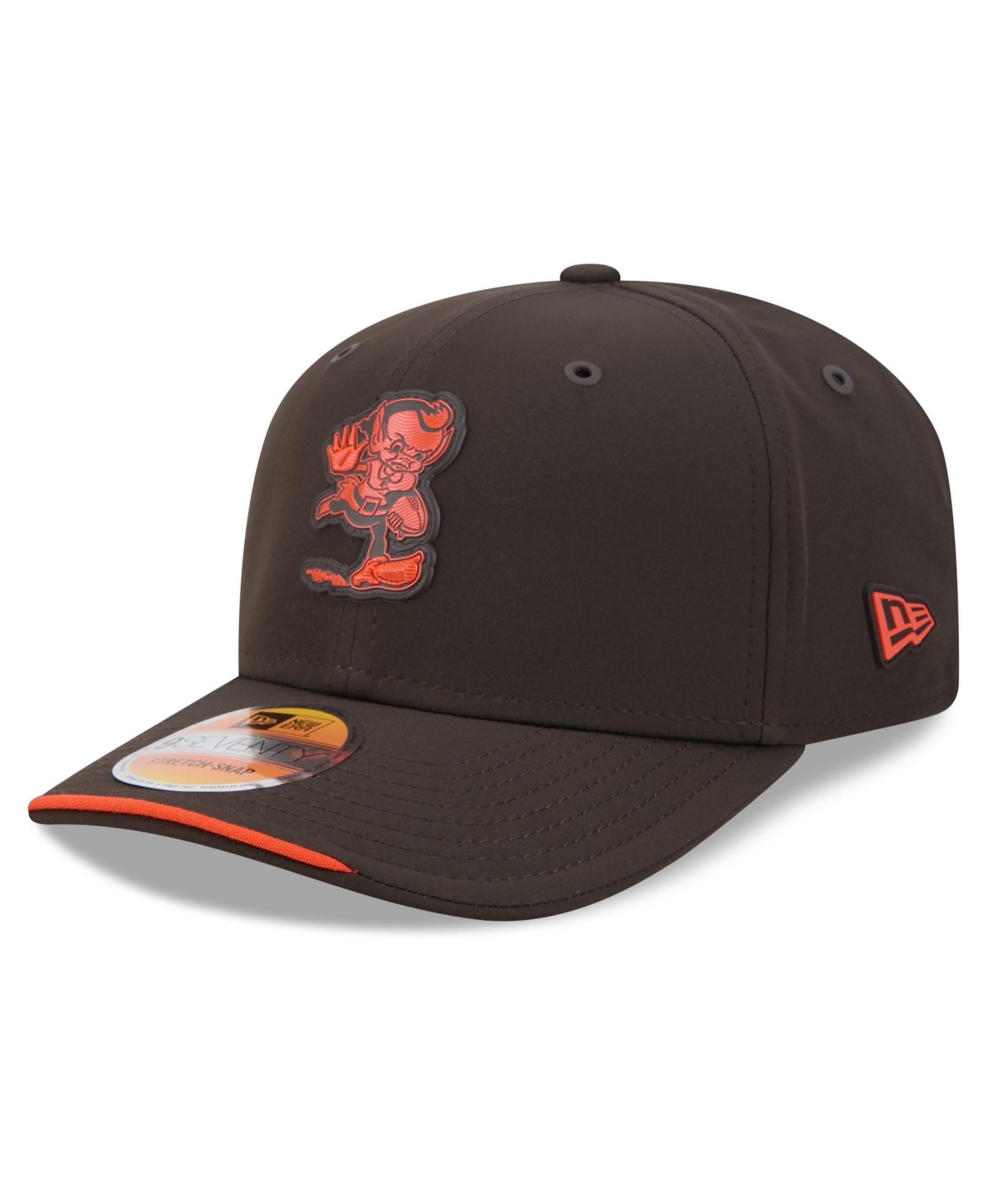 New Era Men's Brown Cleveland Browns 2026 Sideline Throwback 9SEVENTY Adjustable Hat