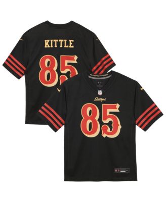 Toddler George Kittle Black San Francisco 49ers 2025 Rivalries Collection Game Jersey