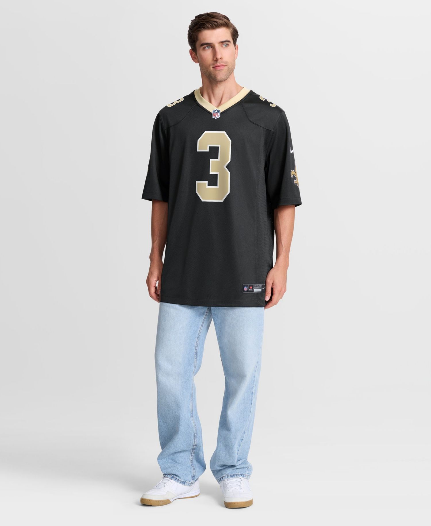 Big Boys and Girls Travis Etienne Jr Black New Orleans Saints Game Jersey