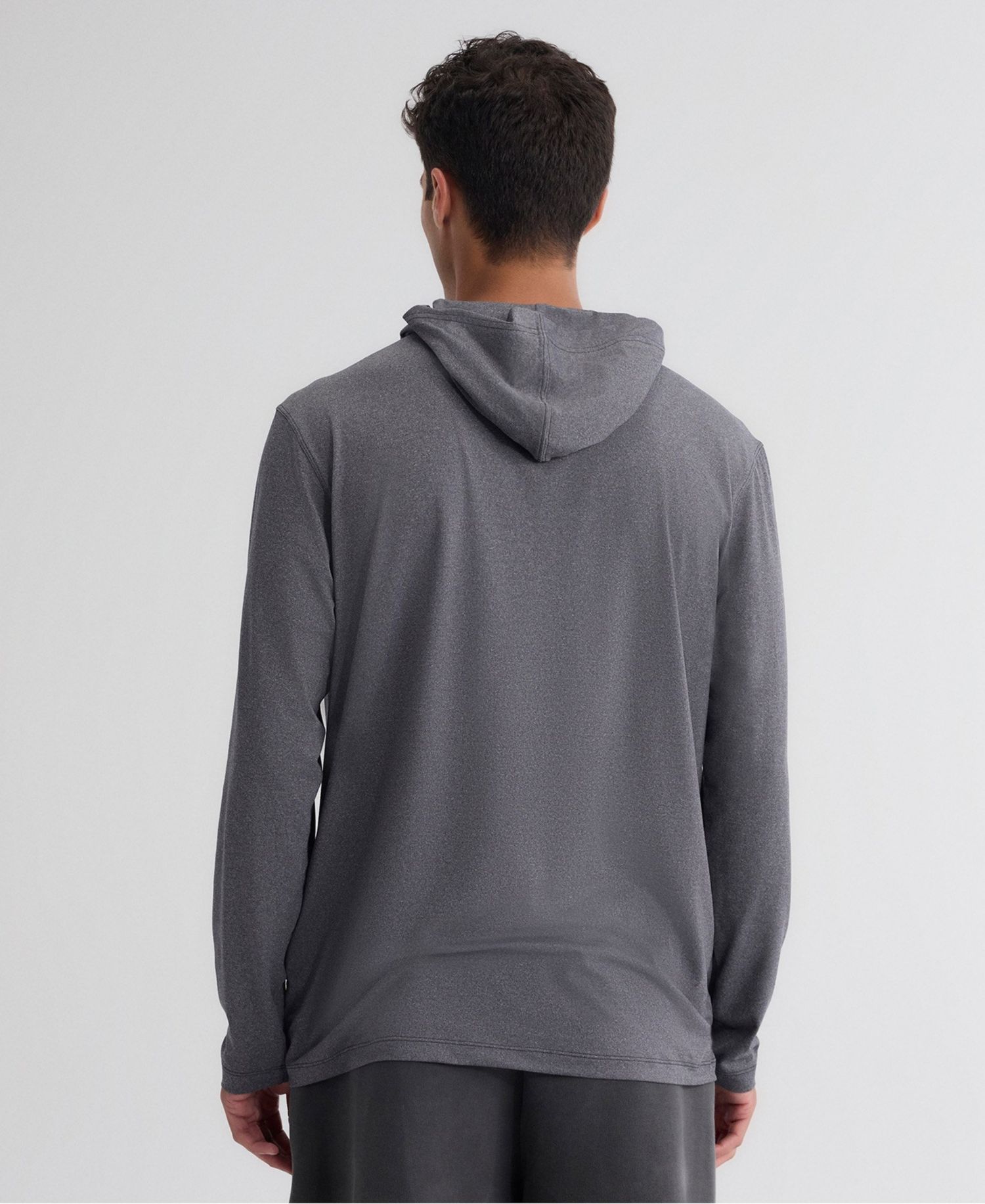 Men's Charcoal Buffalo Bills Clutch Long Sleeve Hooded T-Shirt