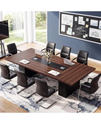 8Feet Conference Table for 8-10, with Cable Management