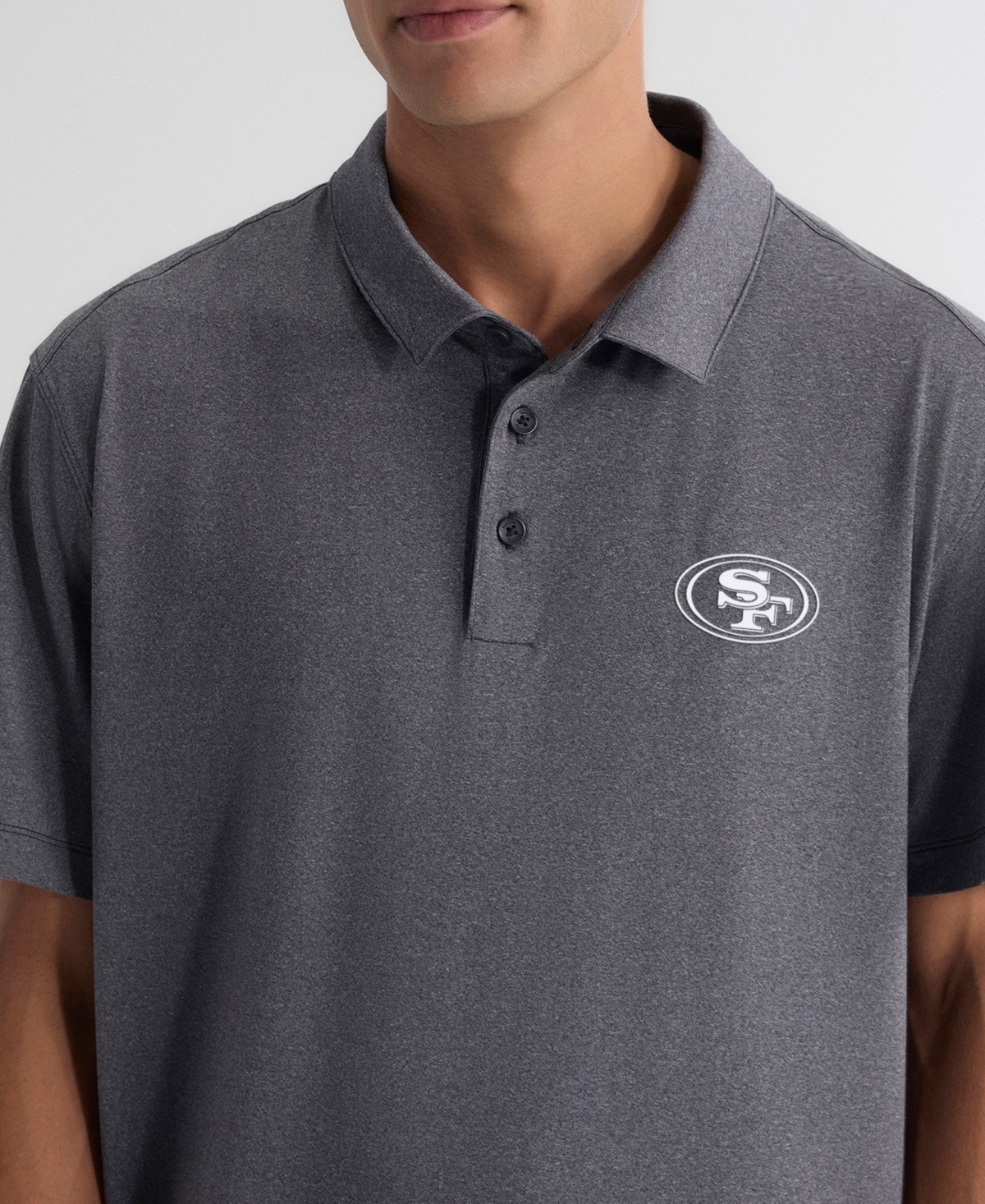 Fanatics Men's Charcoal San Francisco 49ers Clutch Polo Shirt