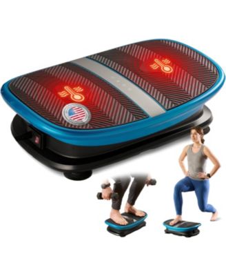 Voice-Controlled Vertical Vibration Plate with Heat Therapy - Whole Body Curved Platform for Lymphatic Drainage, Muscle Relaxation & Recovery