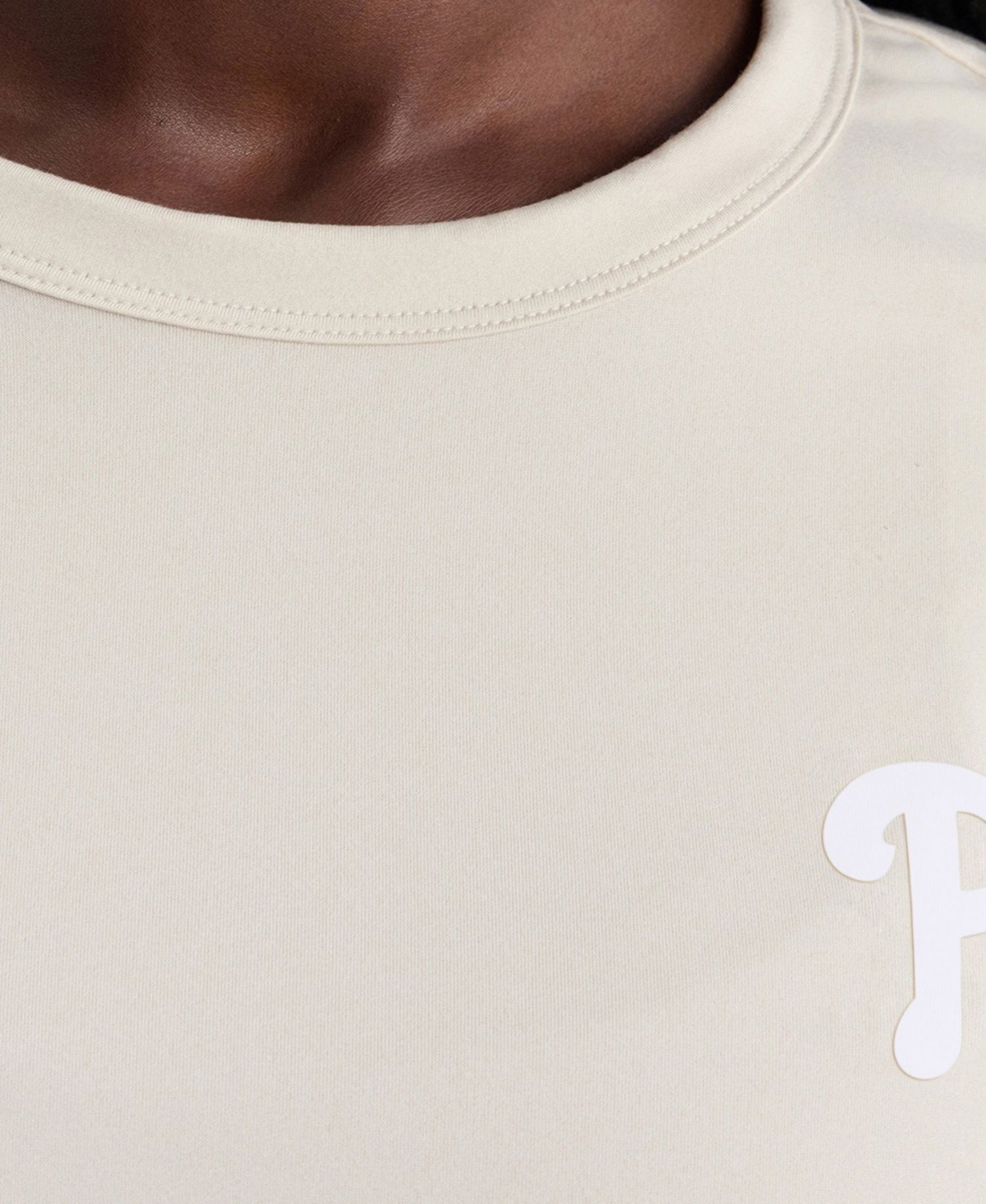 Women's Beige Philadelphia Phillies Clutch T-Shirt