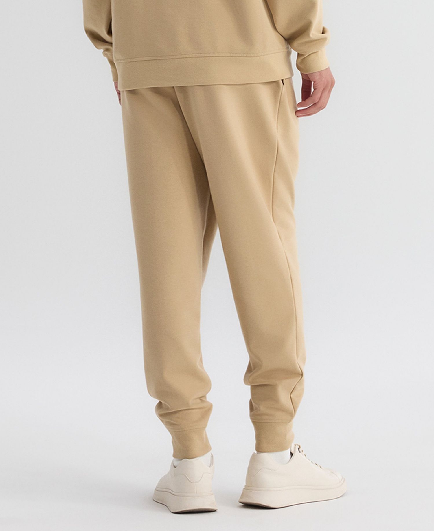 Men's Khaki Los Angeles Dodgers Clutch Fleece Tri-Blend Joggers