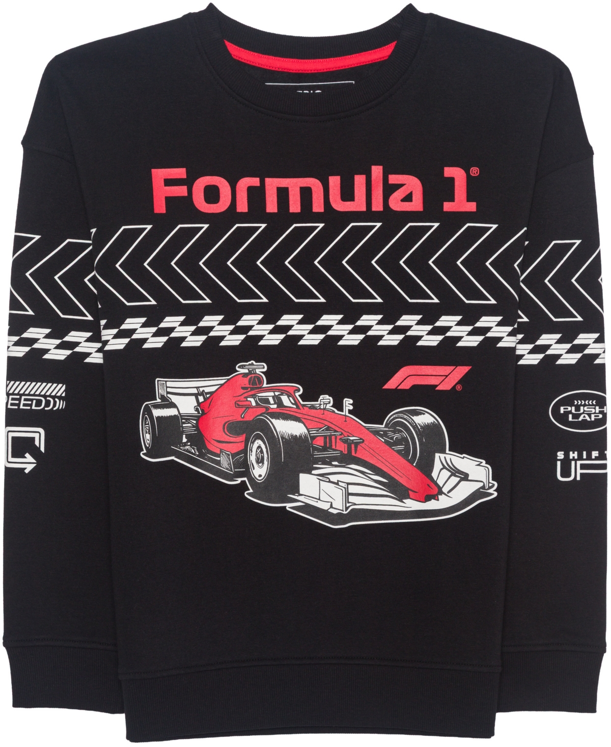 Epic Threads Kids' Boys' 5-20 Long-sleeve Graphic Sweatshirt In Deep Black