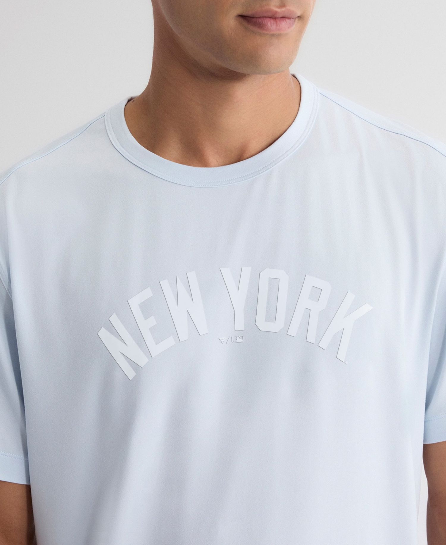 Men's Light Blue New York Yankees Clutch Winning Edge T-Shirt