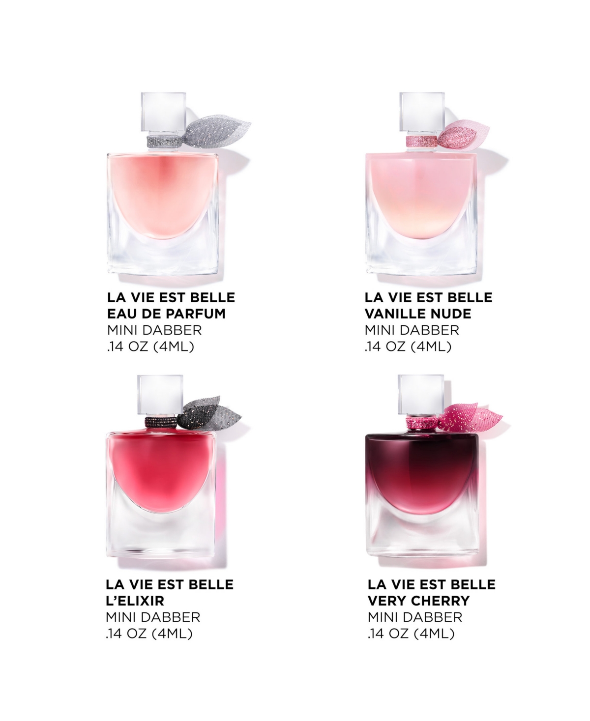 Lancome 4-Piece La Vie Est Belle Fragrance Sampler Set